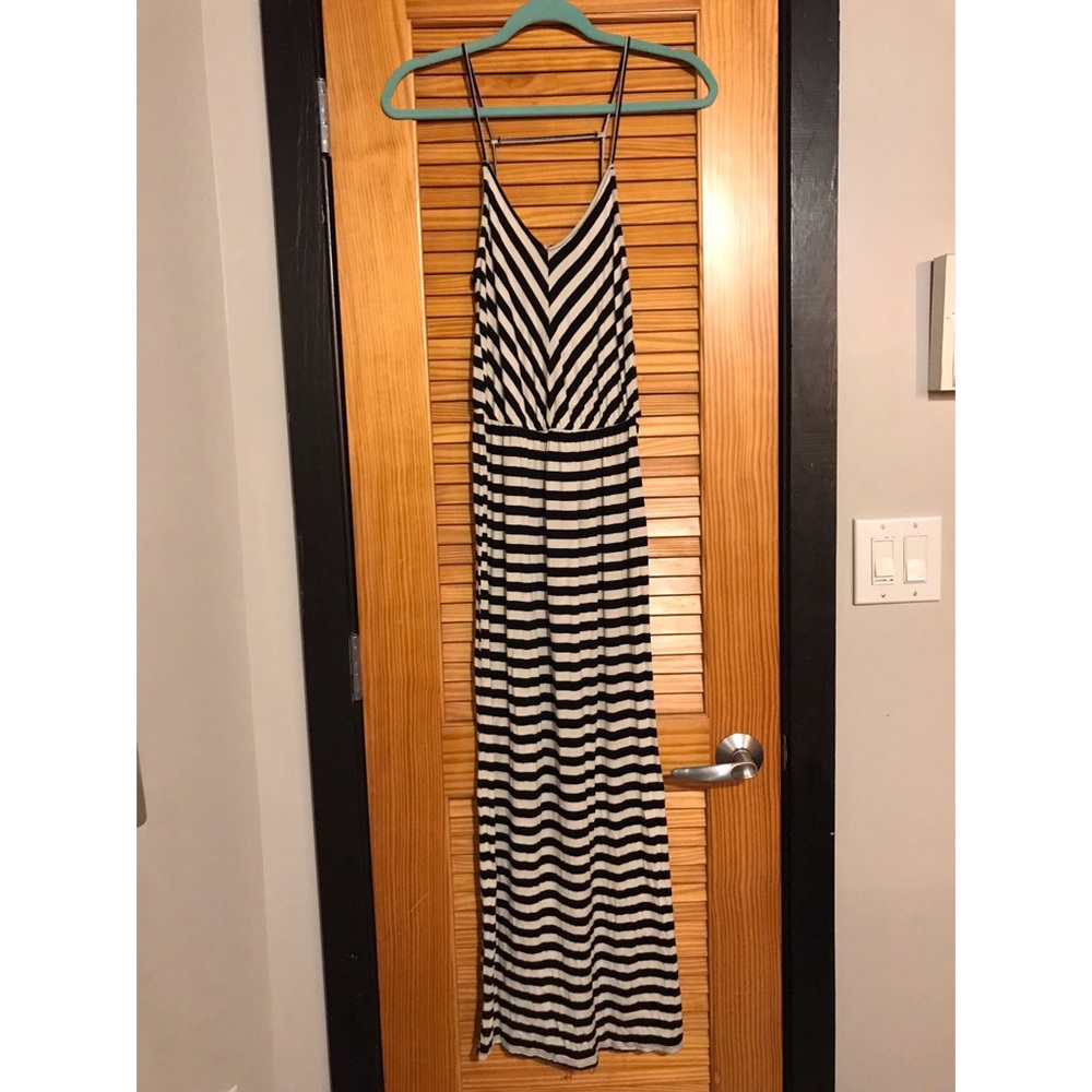 Black & White Maxi Dress